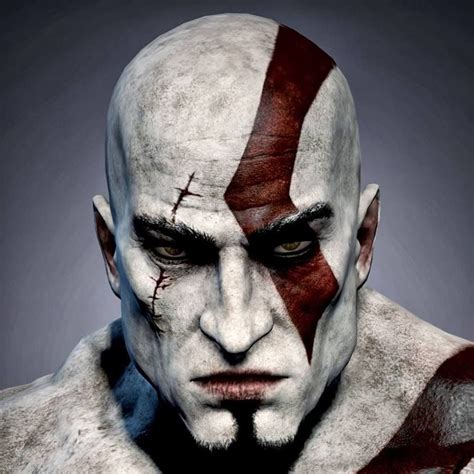 kratos tattoo|kratos god of war face.